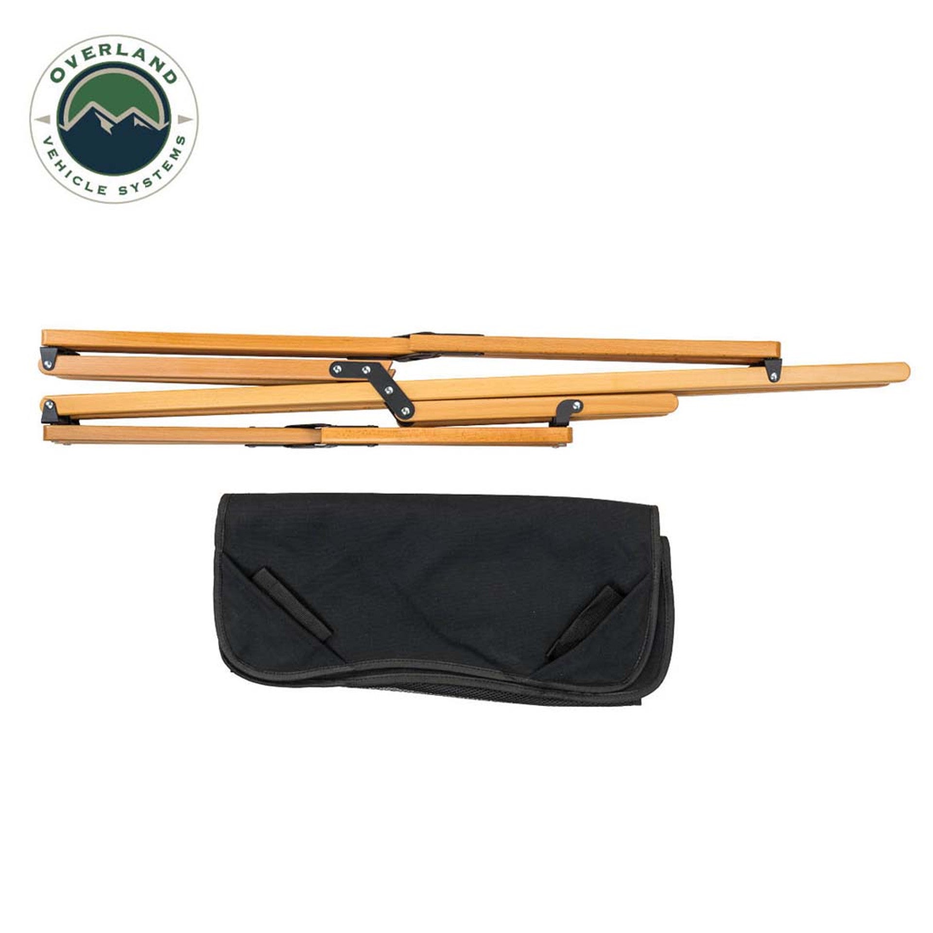 OVS | Camping Chair | Kick It Camp Chair - Wood Base & Storage Bag Overland Vehicle Systems | 30100041