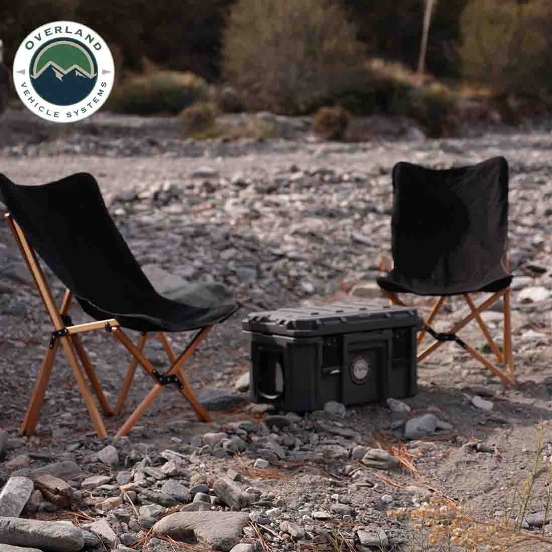 OVS | Camping Chair | Kick It Camp Chair - Wood Base & Storage Bag Overland Vehicle Systems | 30100041