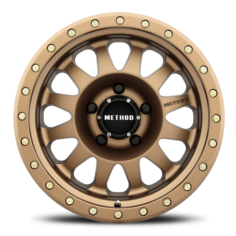 METHOD WHEELS | Aluminum Wheels 15x8 Double Standard MR304 Bolt Pattern 5 On 114.3 Offset -24 Lip Size 3.5 Method Bronze BRZ Method | MR30458012924N