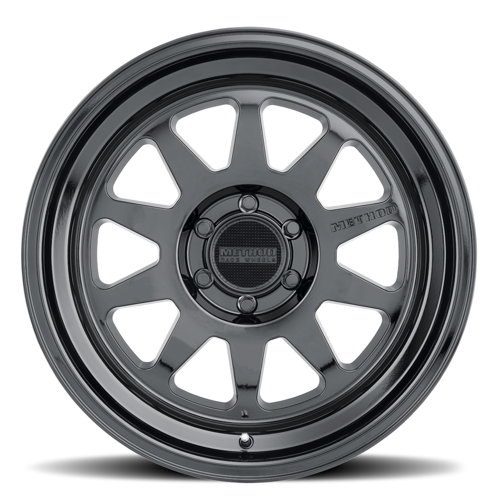 METHOD WHEELS | Aluminum Wheels 20x10 MR316 Bolt Pattern 6 On 139.7 Offset -18 Lip Size 1.77 Gloss Black GB Method | MR316210601318N