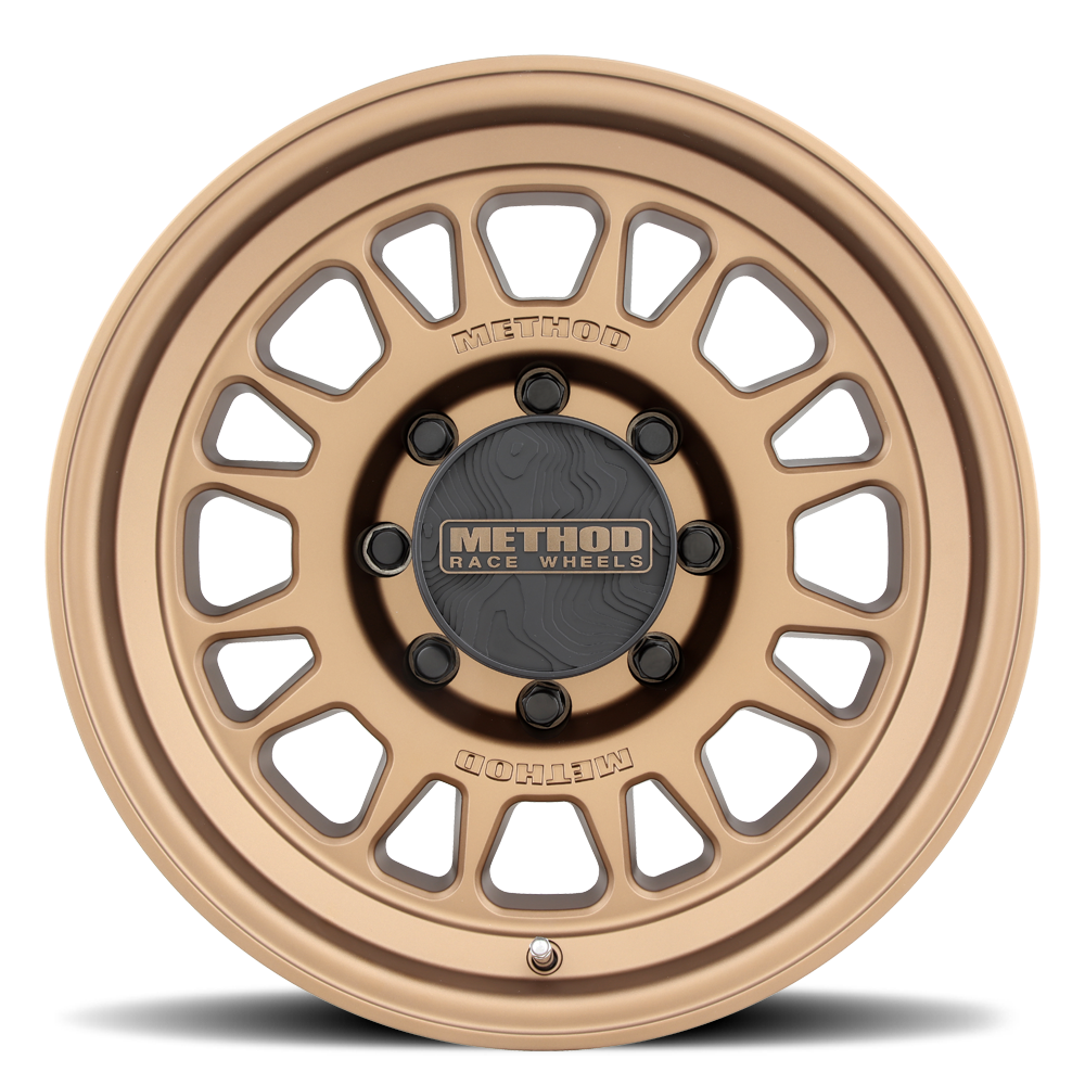METHOD WHEELS | Aluminum Wheels 17x8.5 MR318 Bolt Pattern 8 On 165.1 Offset 0 Lip Size 1.89 Method Bronze BZ Method | MR31878580900