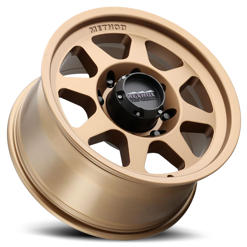 METHOD WHEELS | Aluminum Wheels 18x9 HD Bead Grip MR701 Bolt Pattern 8 On 165.1 Offset 18 Lip Size 1.81 Method Bronze BRZ Method | MR70189080918H