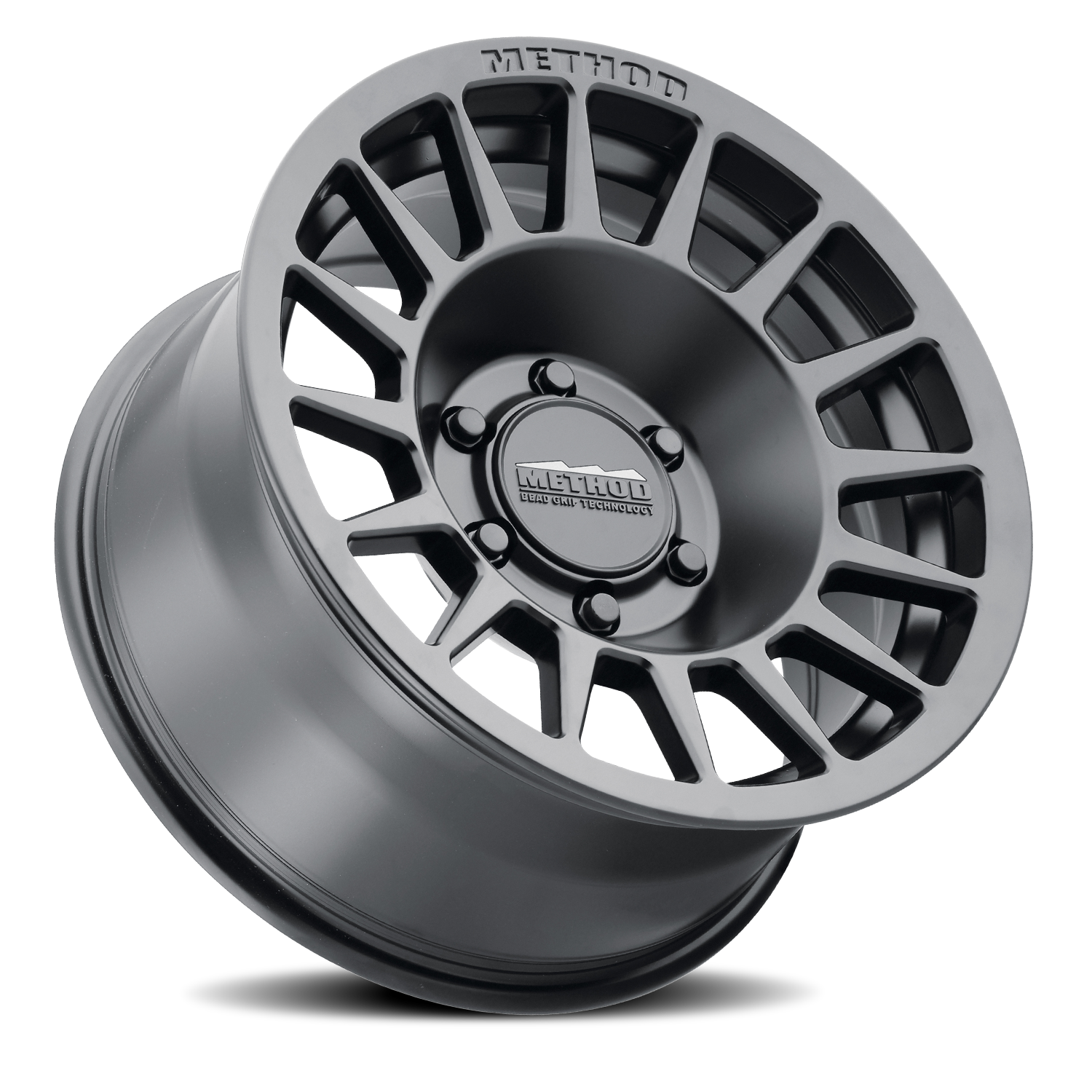 METHOD WHEELS | Aluminum Wheels 17x7.5 Bead Grip MR707 Bolt Pattern 6 On 130 Offset 50 Lip Size 0 Matte Black MB Method | MR70777563550