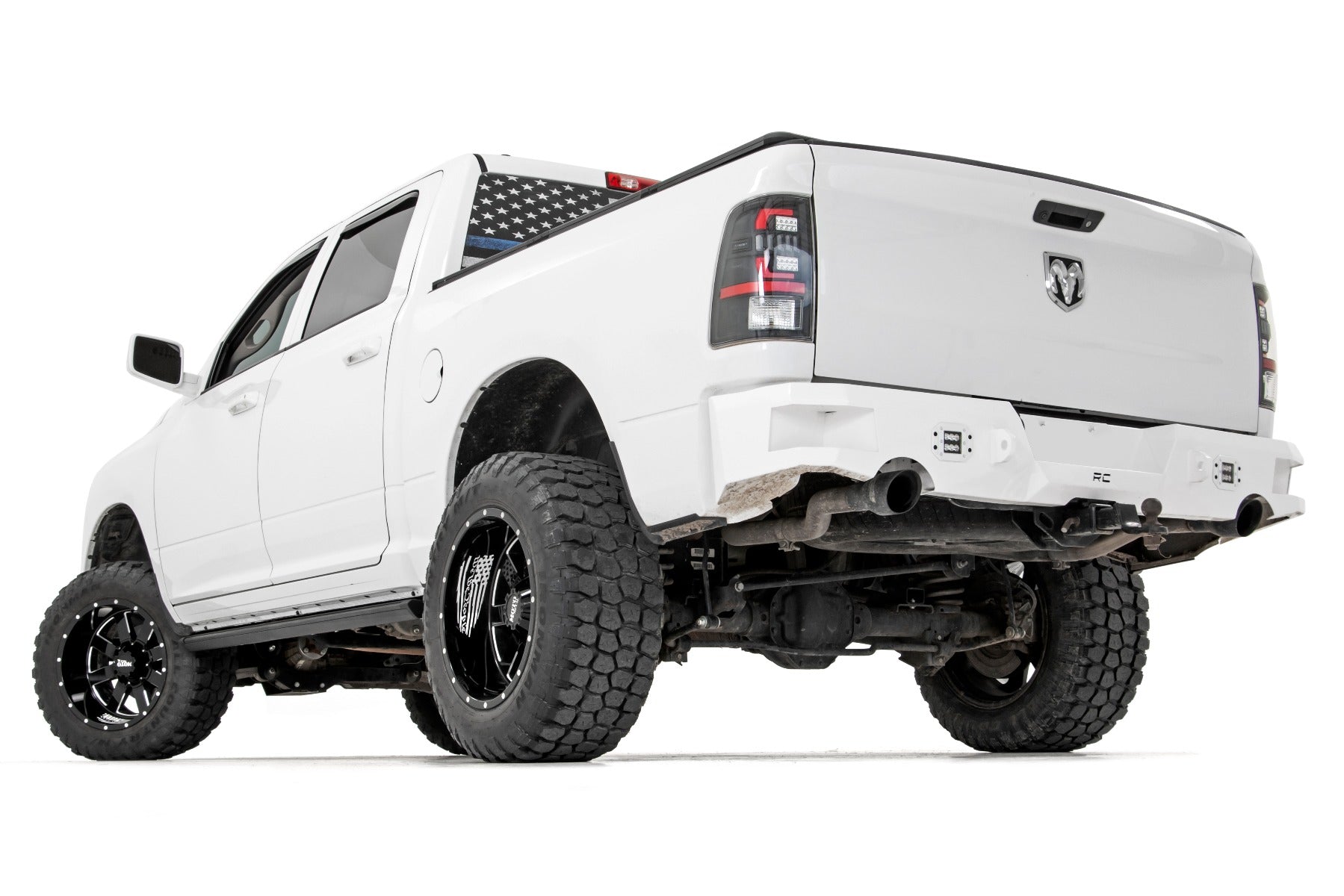 Rough Country | Running Boards|Side Steps / Running Boards|Exterior Parts & Car Care | Dodge Retract Electric Running Board Steps (15-17 Ram 1500 Crew Cab) Rough Country | PSB21518