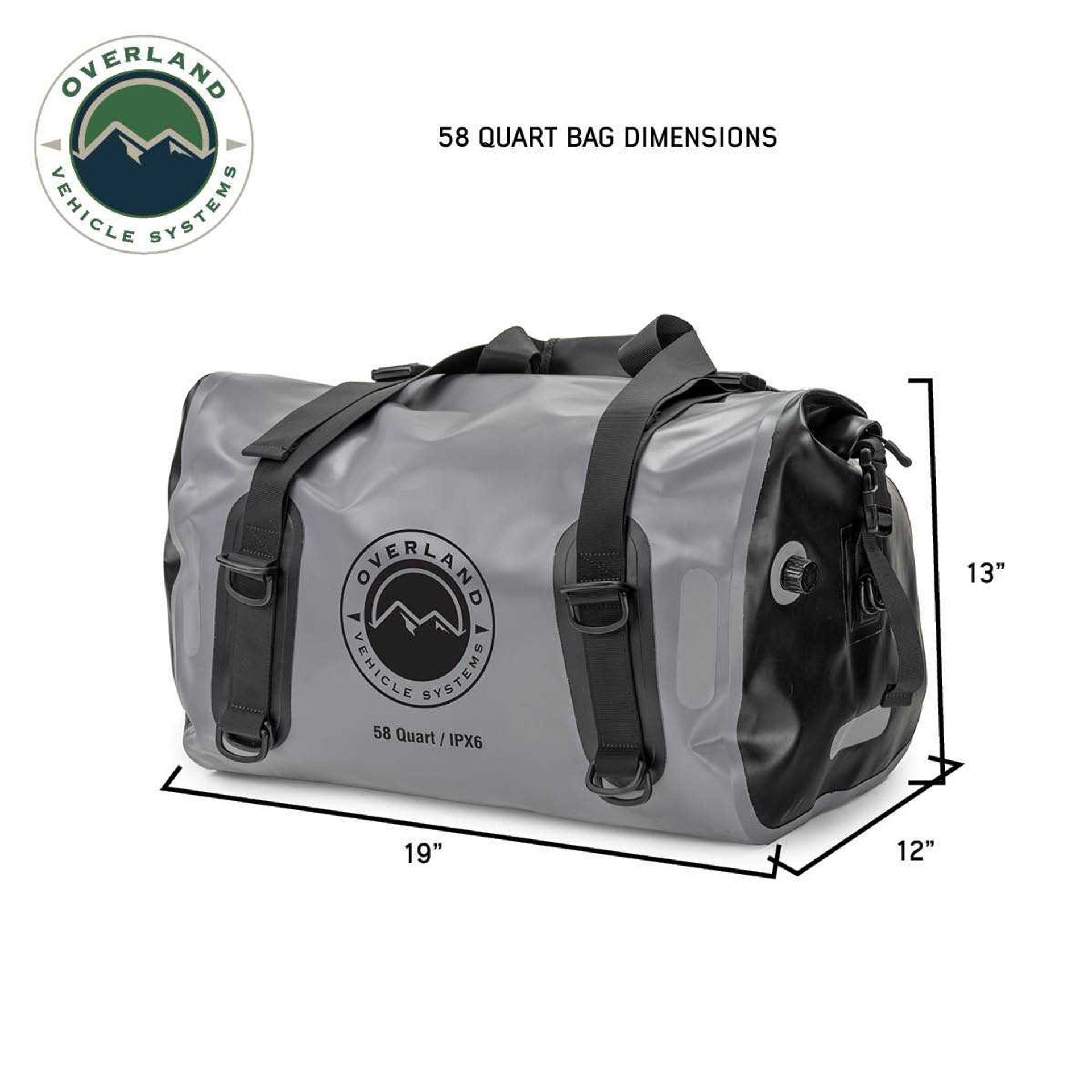 OVS | Door Storage Bag | Portable Dry Storage Bag - 42 QT / 58 QT / 69 QT Overland Vehicle Systems