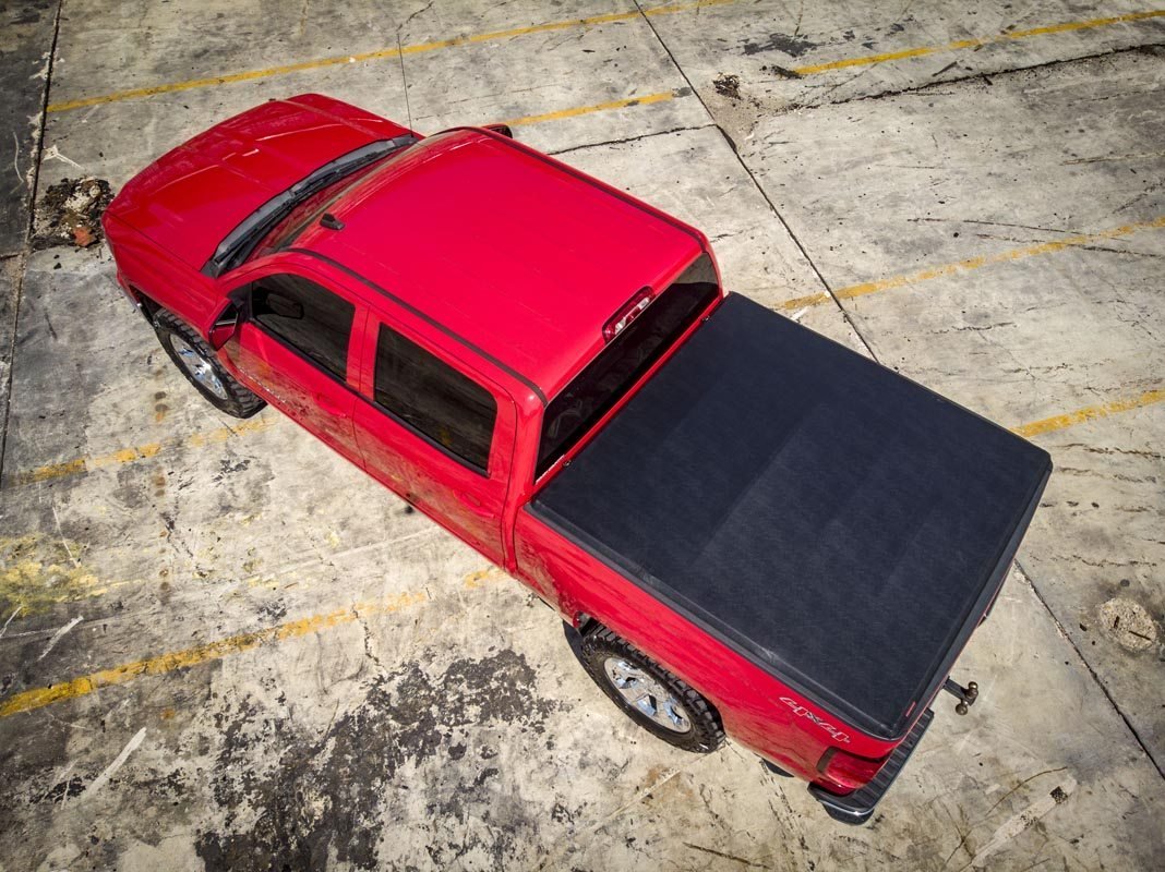 Rough Country | Tonneau Covers|Truck Bed|Exterior Parts & Car Care | Soft Tri-Fold Bed Cover 14-18 Silverado/Sierra 1500 6 Foot 5 Inch Bed w/o Cargo Mgmt Rough Country | RC44214650