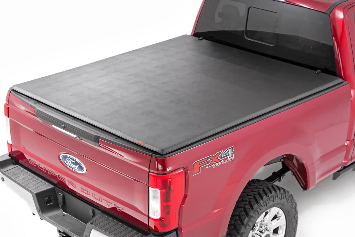 Ford Soft Tri-Fold Bed Cover 17-20 F-250/F-350 Super Duty Rough Country