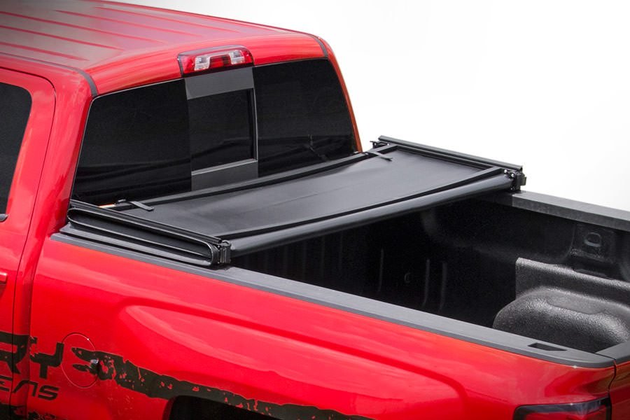 Rough Country | Tonneau Covers|Truck Bed|Exterior Parts & Car Care | Ford Soft Tri-Fold Bed Cover 99-16 F-250/350-6 Foot 5 Inch Bed w/o Cargo Mgmt Rough Country | RC44599650