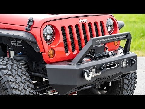 Rough Country | Headlights | Jeep 7 Inch LED Projection Headlights Wrangler TJ, JK Rough Country | RCH5000