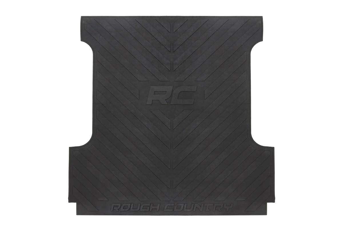 Rough Country | Truck Bed Mat | GM Bed Mat w/RC Logos 19-21 Silverado/Sierra 1500 8ft Bed Rough Country | RCM677