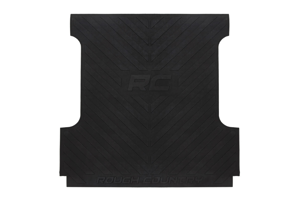 Rough Country | Truck Bed Mat | GM Bed Mat RC Logos 07-18 1500 / 07-19 HD PU - 5 Foot 8 Inch Bed Rough Country | RCM680