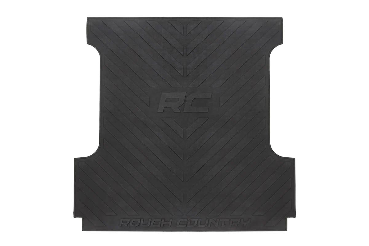 Rough Country | Truck Bed Mat | GM Bed Mat w/RC Logos 19-Up Silverado/Sierra 1500 5ft 8in Bed Rough Country | RCM683