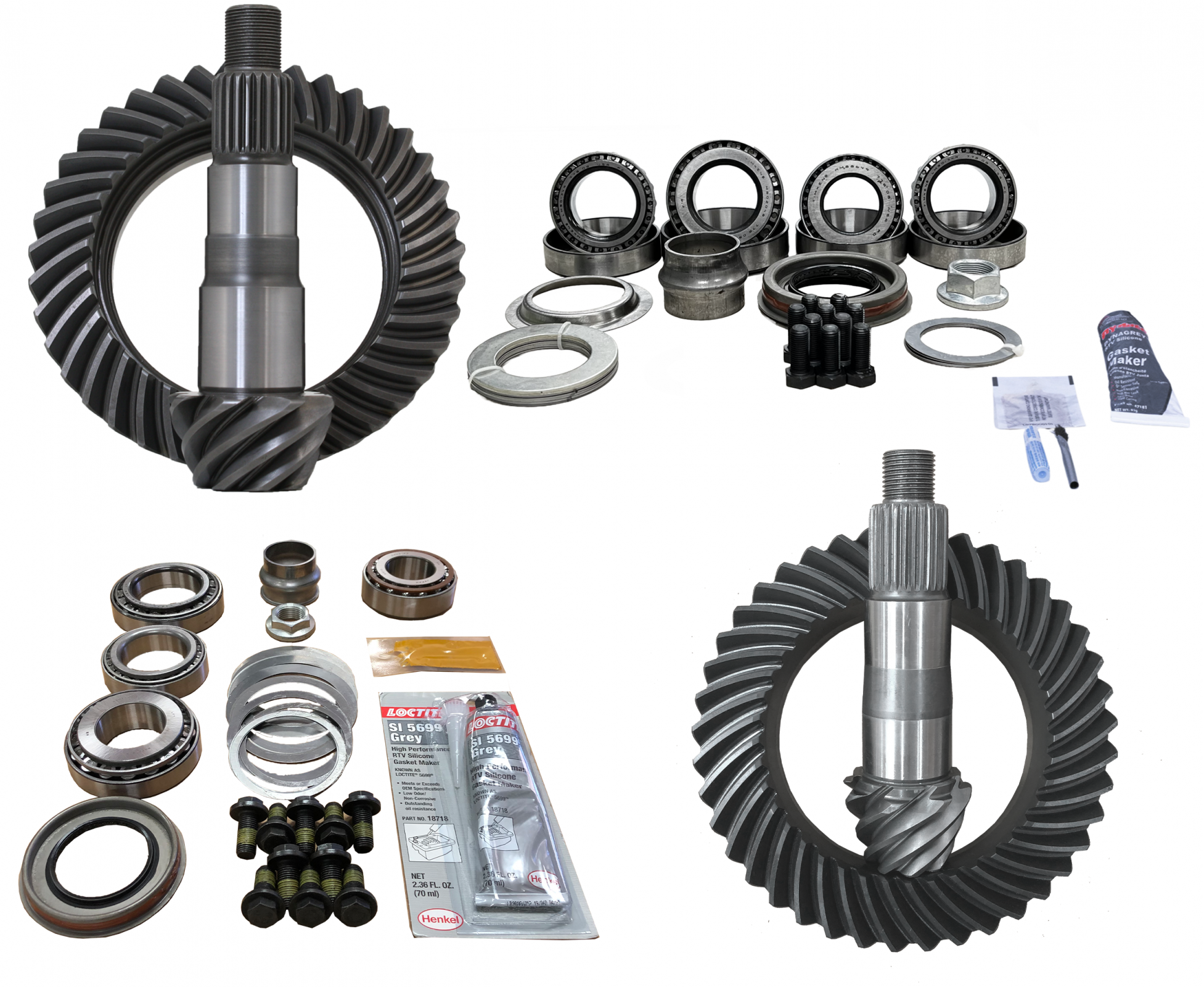 Jeep Wrangler JL Non-Rubicon Dana 44 Rear 4.88 Ratio Gear Package Revolution Gear