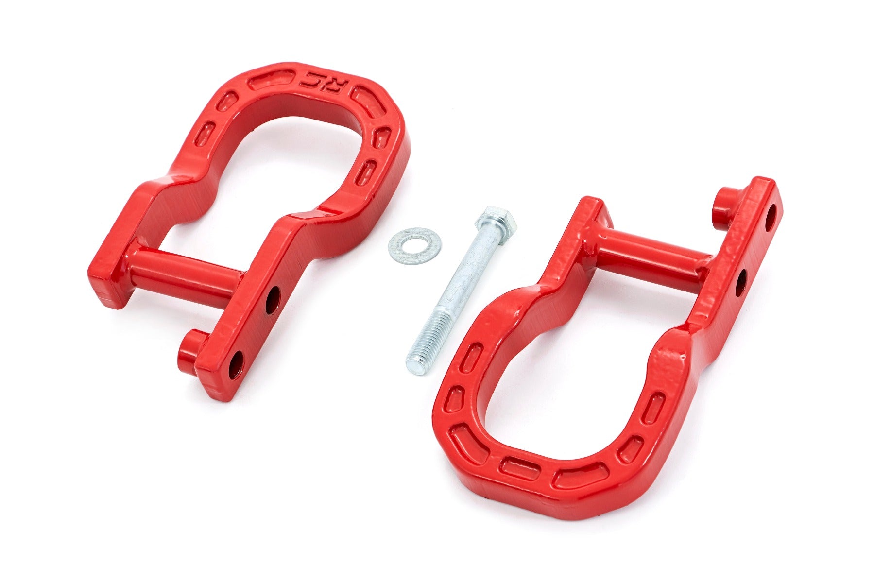 Rough Country | Tow Hook | Forged Tow Hooks 14-18 Chevy 1500 Red Rough Country | RS134