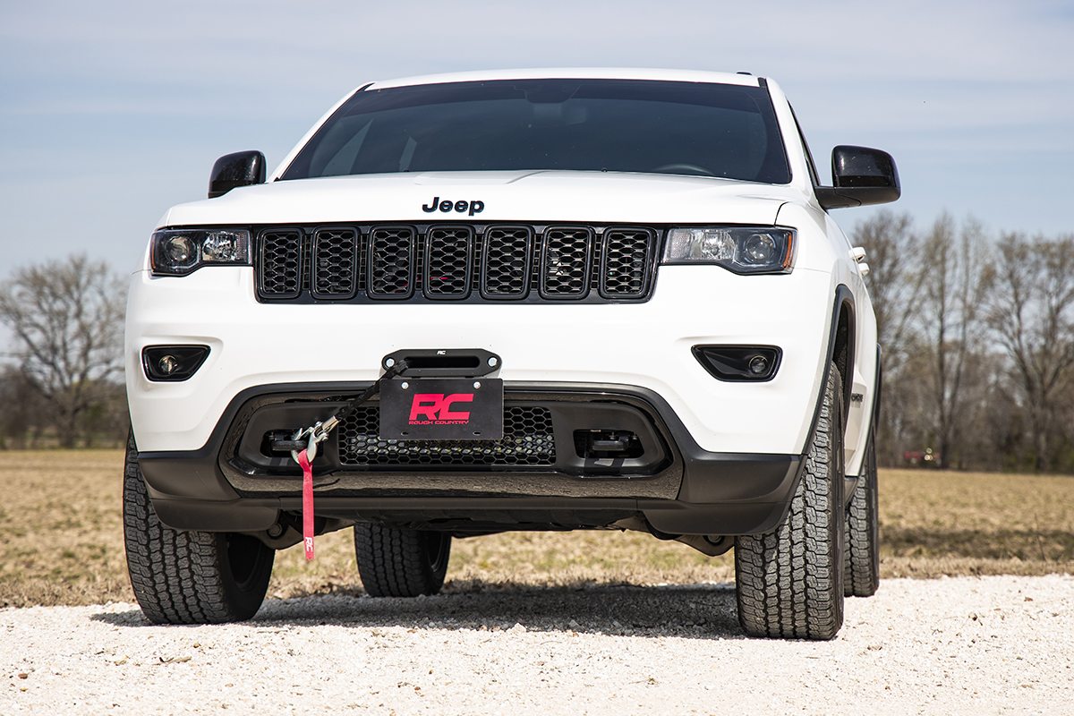 Rough Country | Winch Hardware Kit | Hawse Fairlead License Plate Mount Rough Country | RS138
