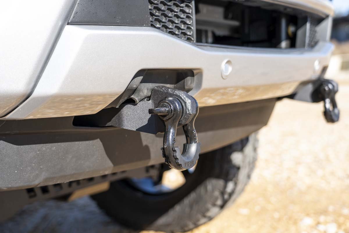 Rough Country | Tow Hook | Ford Tow Hook to Shackle Conversion Kit Mounts Only 19-20 Ranger Rough Country | RS144