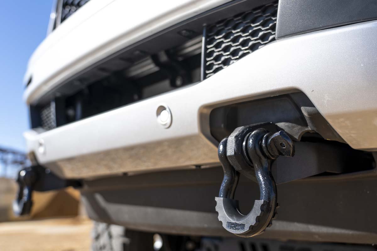 Rough Country | Tow Hook | Ford Tow Hook to Shackle Conversion Kit Mounts Only 19-20 Ranger Rough Country | RS144