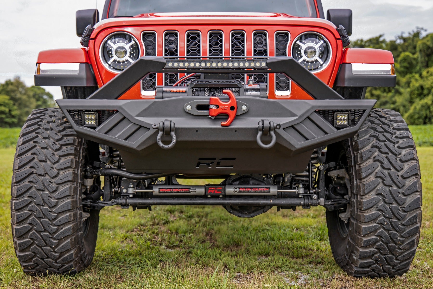 Rough Country | Winch Hardware Kit | Multi-Function Winch Cleat Red Rough Country | RS175R