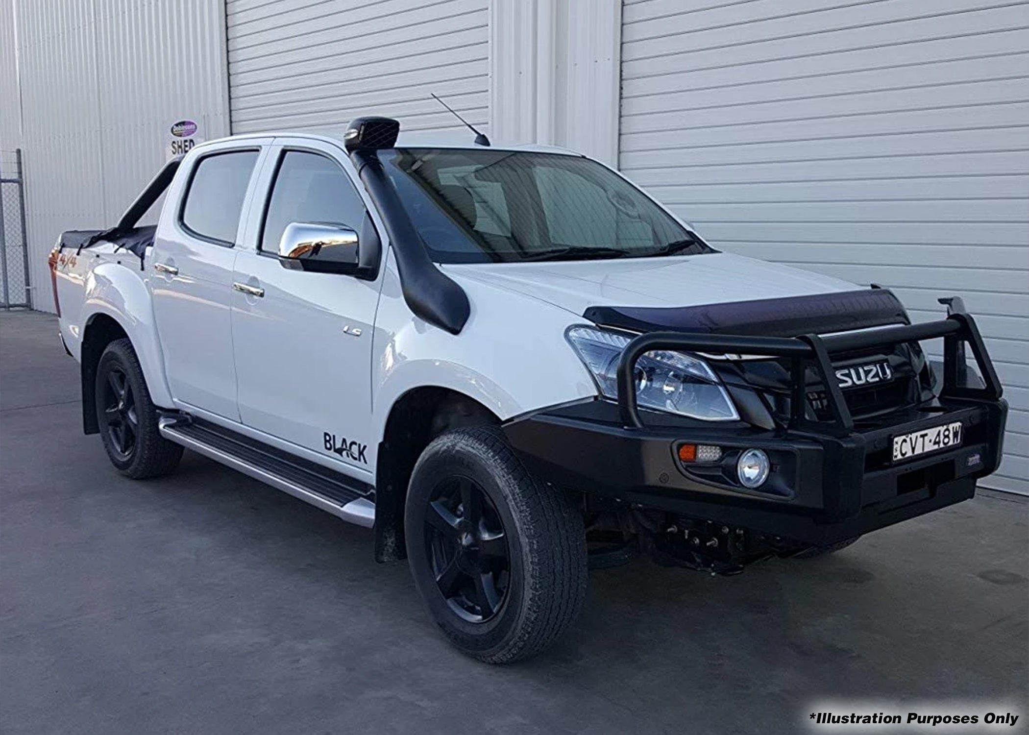 DOBINSONS | SNORKEL KIT FOR ISUZU D-MAX 2ND GEN / MU-X 3.0 DIESEL | RIGHT SIDE MOUNT | SN21-3456