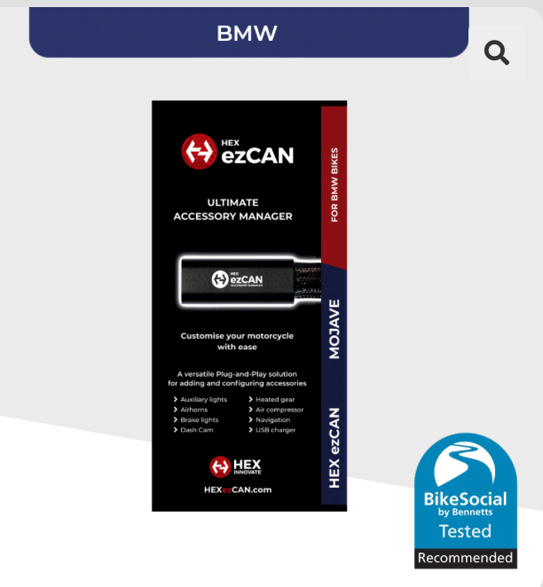 Hex INNOVATE HEX ezCAN R1200 LC for BMW Bikes | H3-EZL-004
