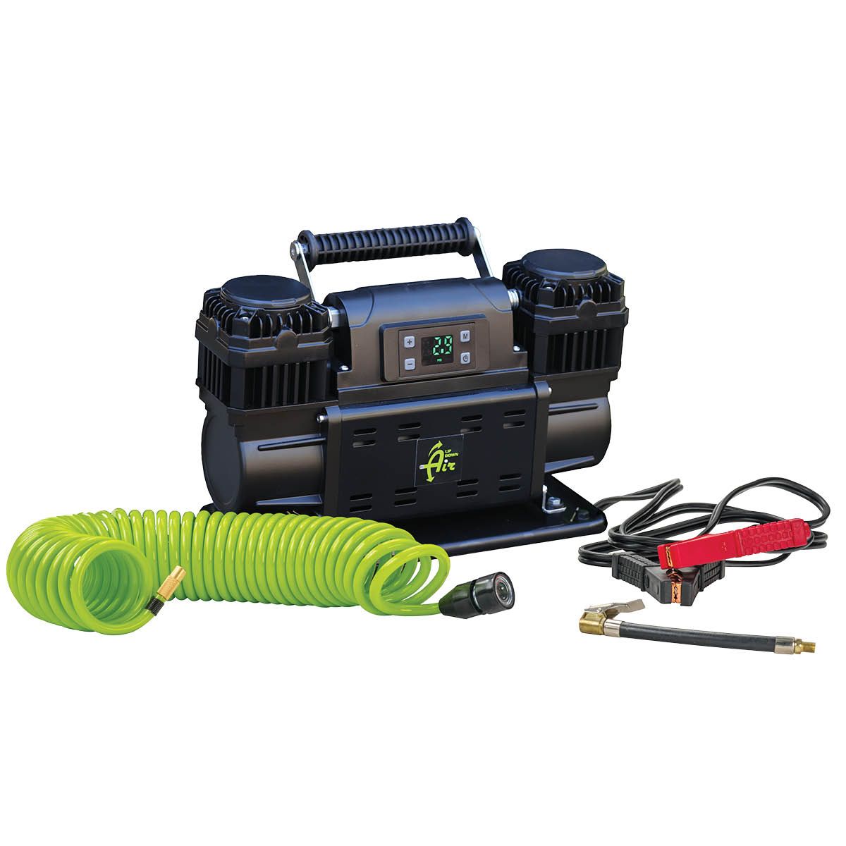OVS | AIR | EGOI Portable Air Compressor System 12.3 CFM With Digital Control Panel, Storage Bag, Hose & Attachments - Dual Motor | 12099922