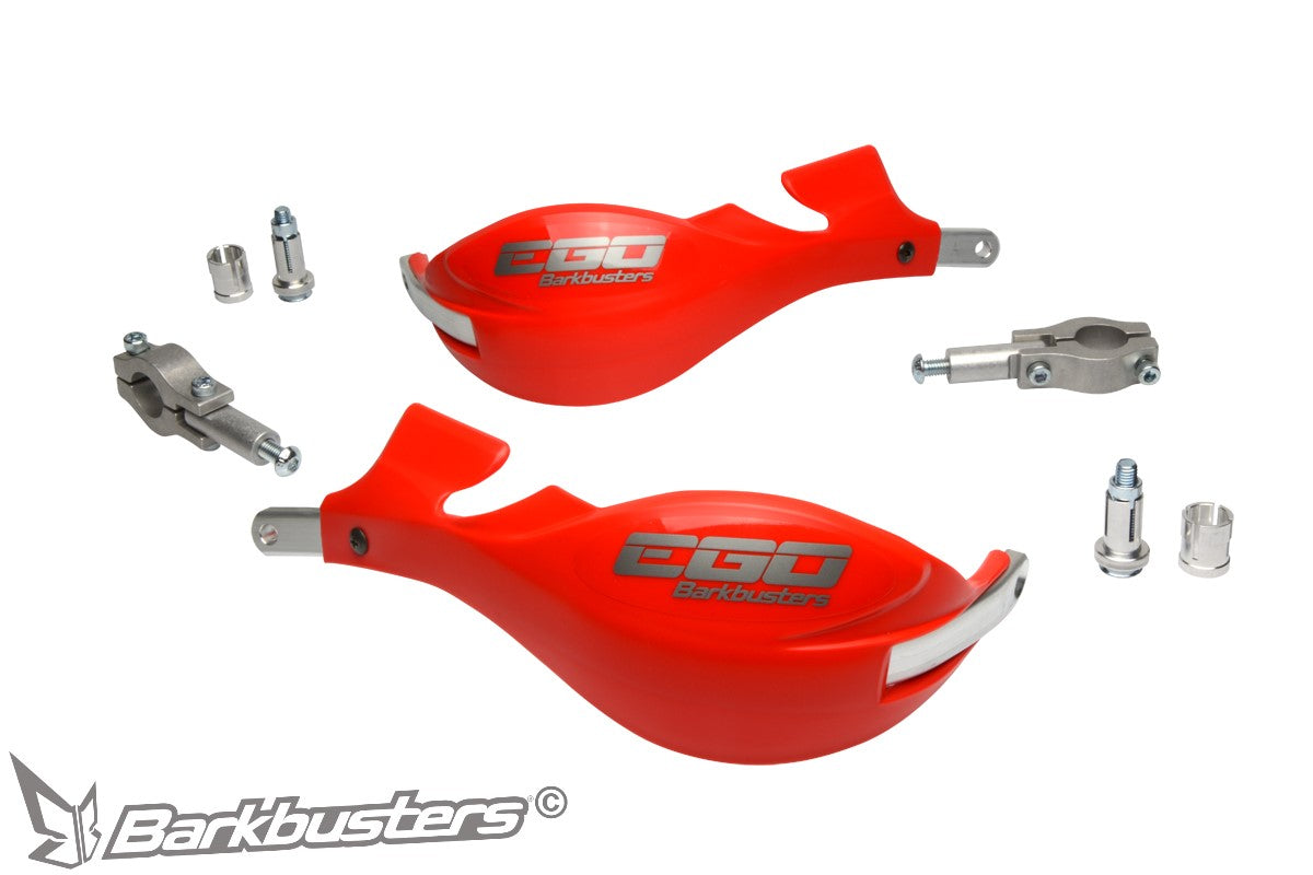 BB.EGO-001-00-RD Barkbusters EGO Handguard - Two Point Mount Straight 22mm - RED