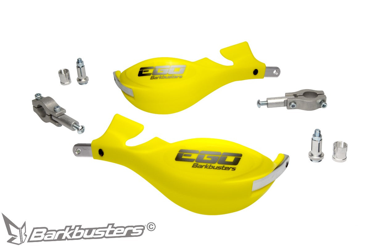 BB.EGO-001-00-YE Barkbusters EGO Handguard - Two Point Mount Straight 22mm - YELLOW