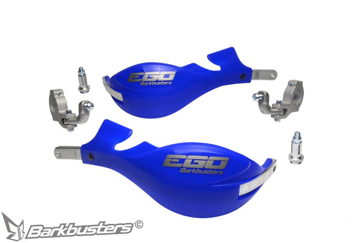 BB.EGO-005-02-BU Barkbusters EGO Handguard - Two Point Mount Tapered - BLUE