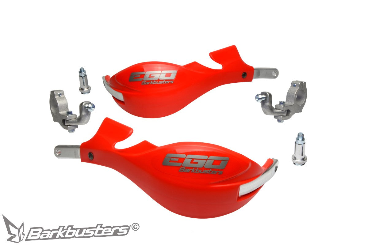 BB.EGO-005-02-RD Barkbusters EGO Handguard - Two Point Mount Tapered - RED