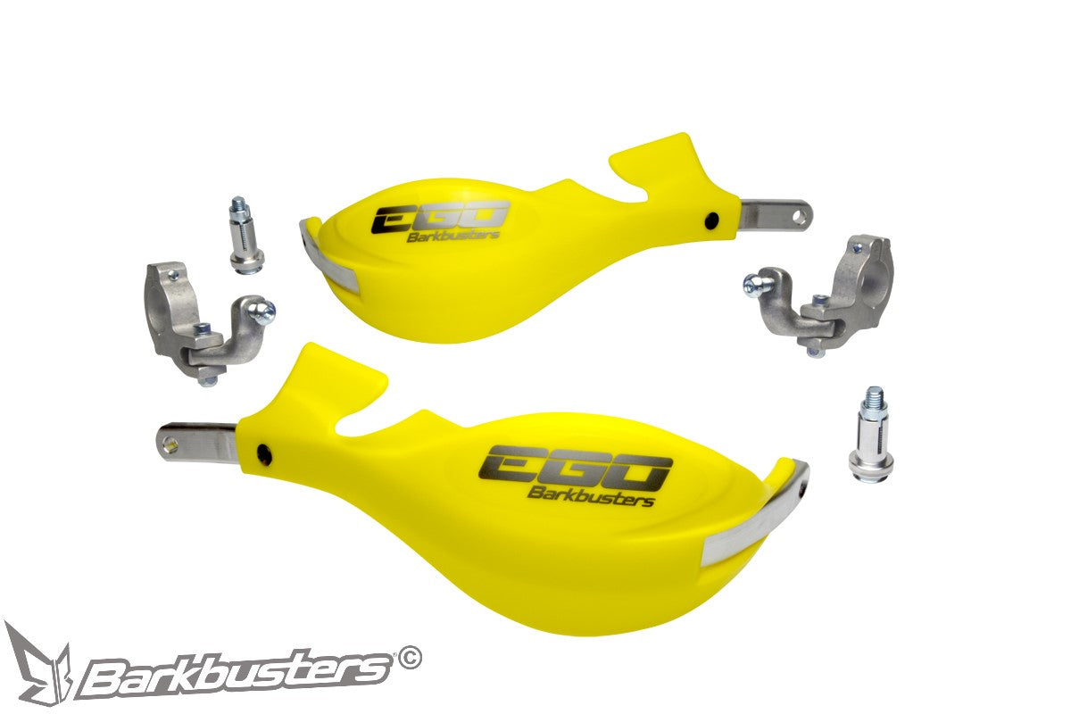 BB.EGO-005-02-YE Barkbusters EGO Handguard - Two Point Mount Tapered - YELLOW