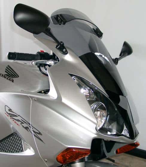 MRA.01.035.VT.1 MRA VarioTouringScreen Windshield for Honda VFR800 VTEC Interceptor, '02- SMOKE GRAY