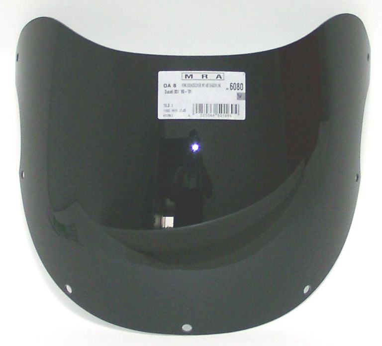 MRA.23.021.O.1 MRA OriginalScreen Windshield for Ducati 851, '89-'91 SMOKE GRAY