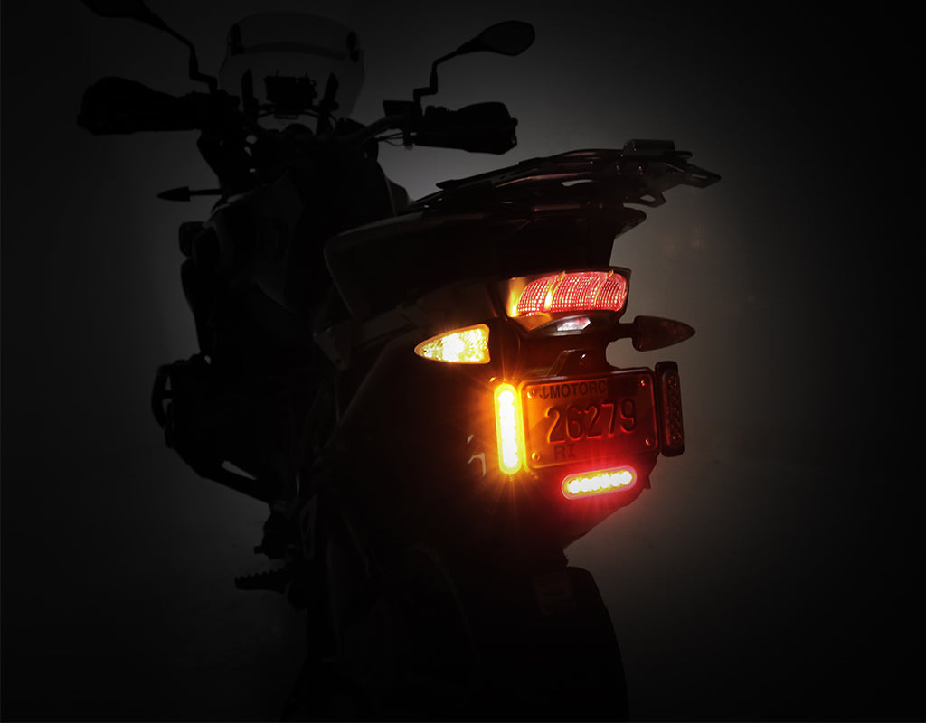 DNL.DRL.10100.A DENALI DRL Amber Daytime Running Lights with Universal Offset Mounting Kit