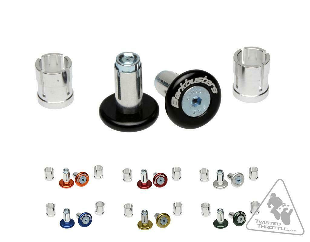 BB.B45.BU Barkbusters - bar end plugs for 14mm and 18mm bars, pair, blue