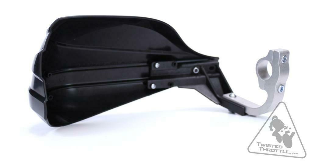 BB.S2.BK Barkbusters Storm handguards with universal single-sided mount for 1" handlebars - Black