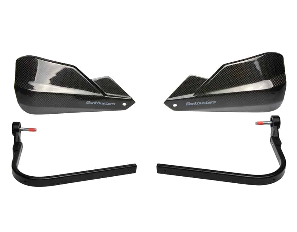 BB.S7.Carbon Barkbusters Carbon VPS handguards with single-sided mounting kit for 6mm or 8mm threaded bar-end inserts