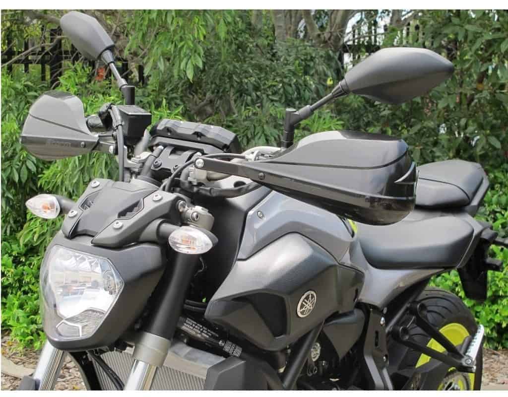 BB.BHG-068-00.SBK Barkbusters STORM Handguard COMPLETE KIT for Yamaha FZ-07 '13- BLACK