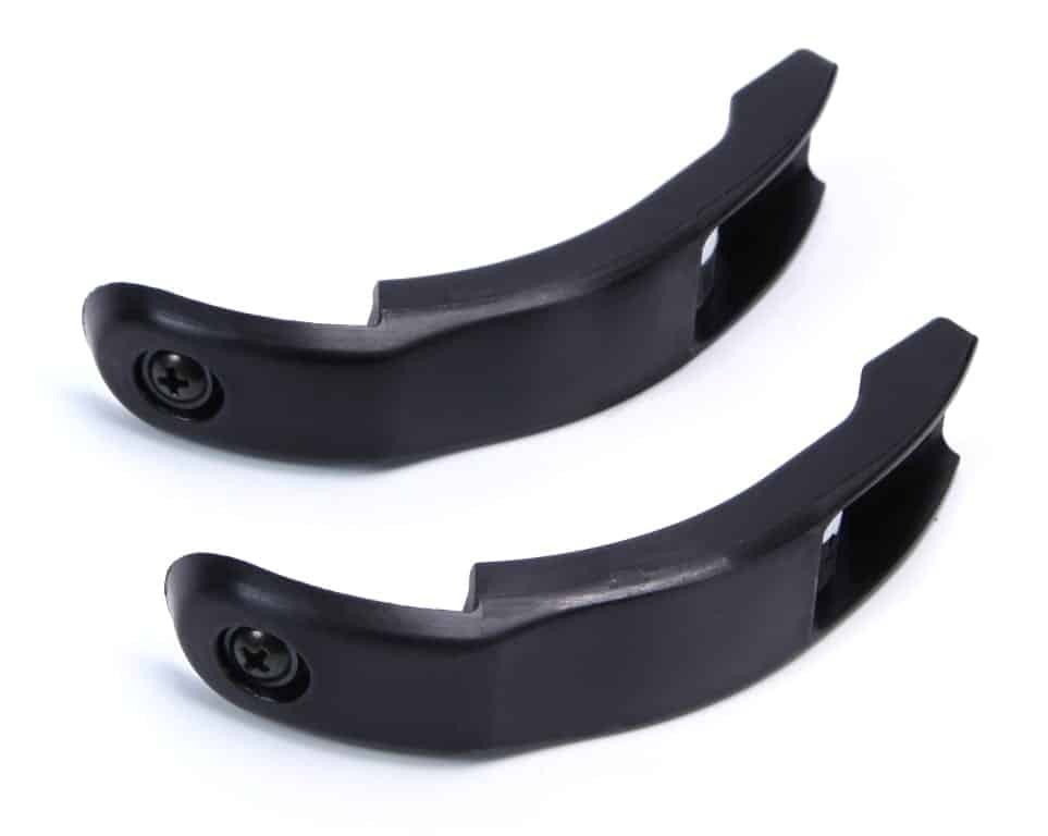 BB.BHG2 Barkbusters replacement VPS supermoto skidplate set includes left and right, black only
