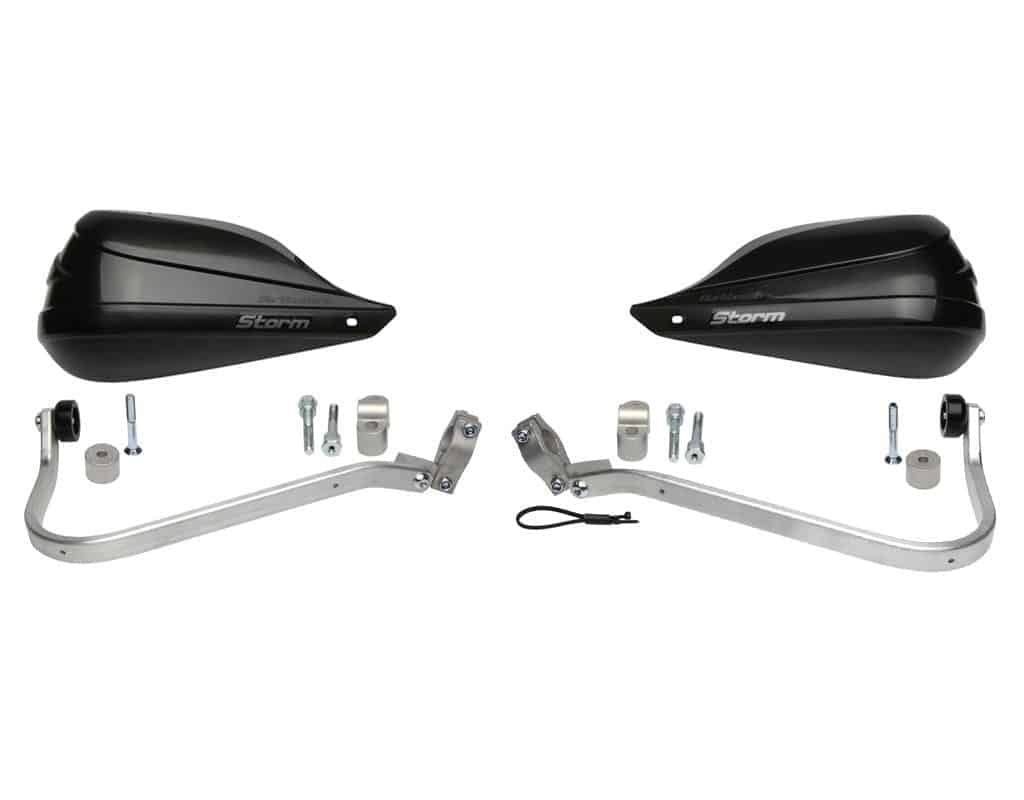 BB.BHG10B62ST-W Barkbusters Storm Handguard complete kit BMW F650GS & F650GS/Dakar, '00-'07 & G650GS, '09- without original BMW heated grips - WHITE Storm KIT