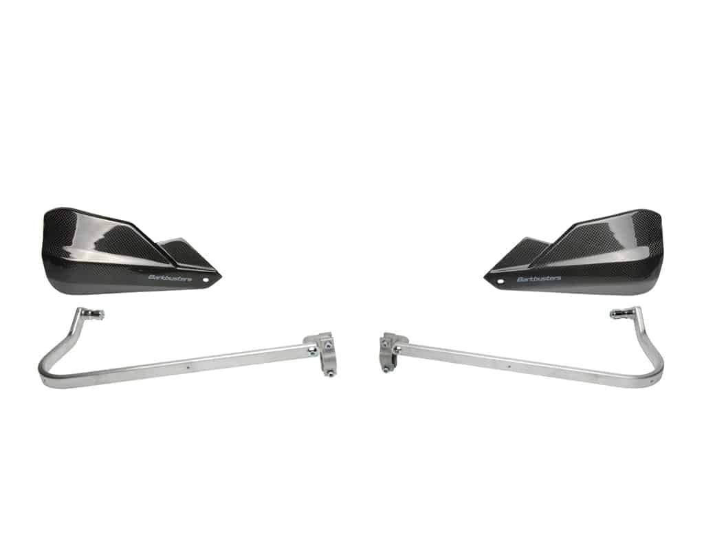 BB.BHG45.Carbon Barkbusters VPS CARBON Handguard complete kit for BMW G650GS, '11-, R100GS w/o OEM heated grips