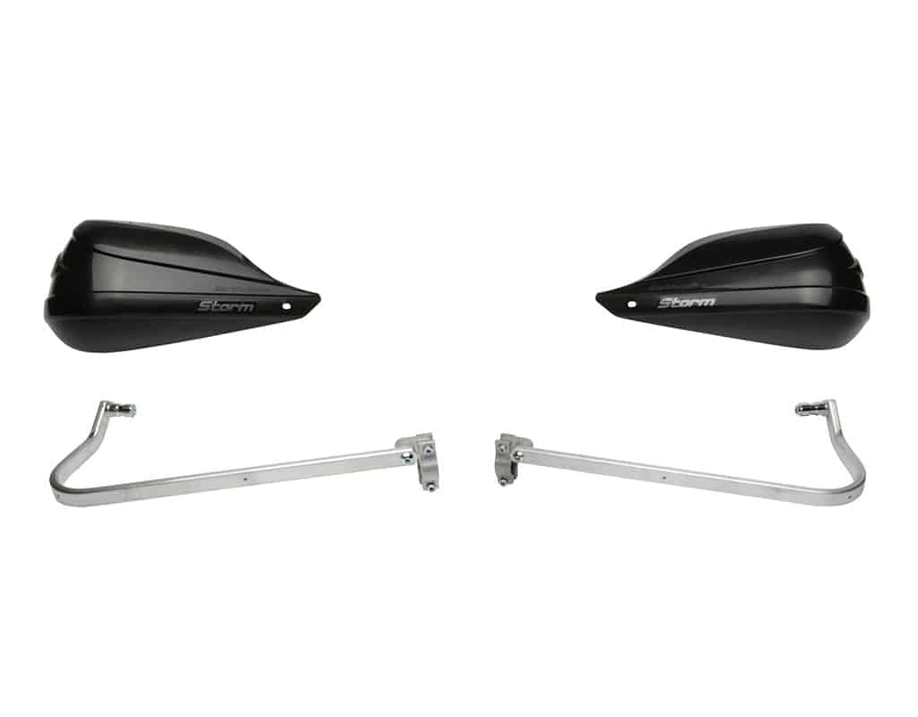 BB.BHG45STORM-W Barkbusters Storm Handguard complete kit BMW G650GS, '11-, R100GS w/o OEM heated grips - WHITE Storm