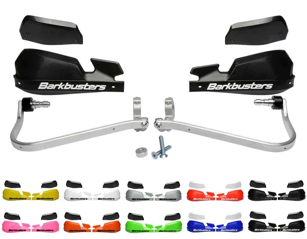 BB.BHG46.3.W Barkbusters VPS Handguard complete kit Suzuki DL650 '04-, Honda NC700X/Varadero/Crosstourer/CB500X, Kawasaki Versys 1000 - White