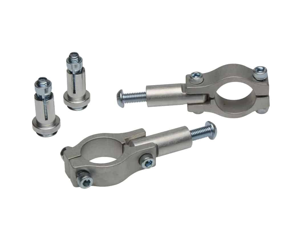 BB.BTC.00 Barkbusters mounting kit for Barkbuster Variable Section Handlebar, Renthal Twin Wall & Fly Aero not high bend Pazzaz, Extreme handlebars 1-1/8"