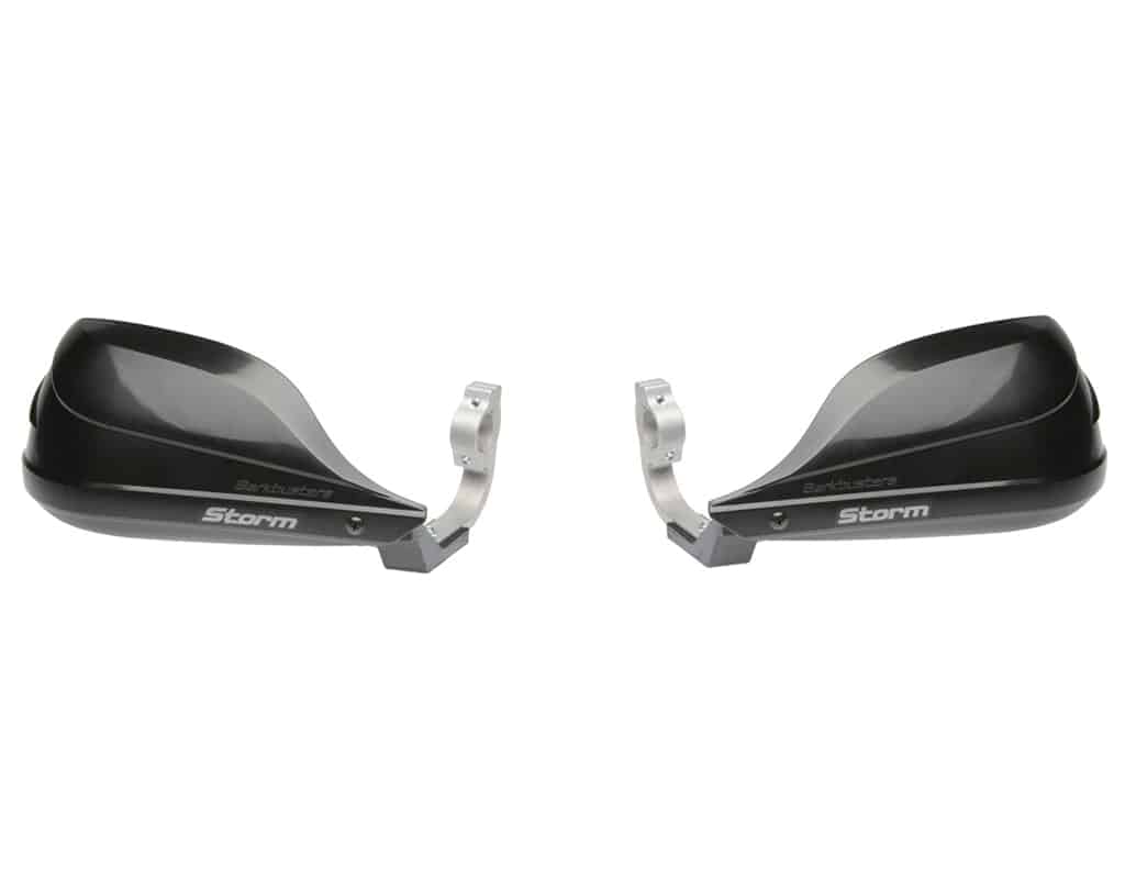 BB.S2.BK Barkbusters Storm handguards with universal single-sided mount for 1" handlebars - Black