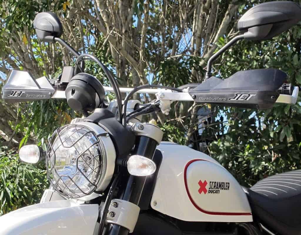 BHG-067-JET.OR Barkbusters JET Handguards Complete Kit for Ducati Scrambler Desert Sled 2017-, Flat Track Pro 2016, Full Throttle 2015- KIT SKU ORANGE