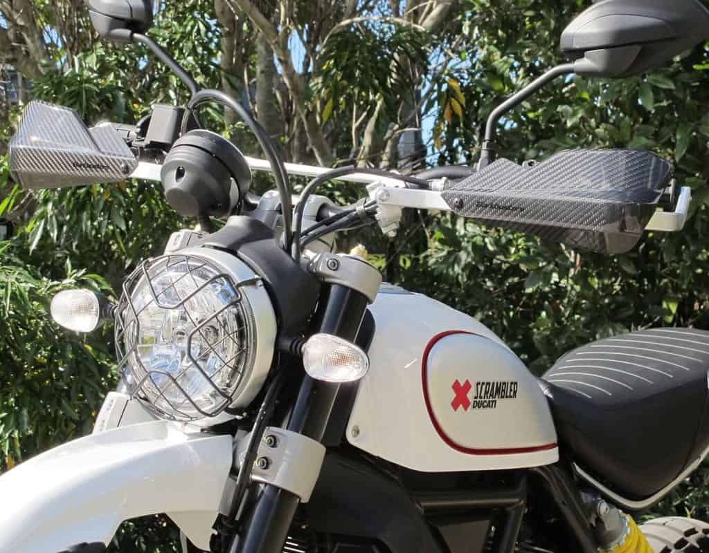 BHG-067.C Barkbusters Carbon Handguards Complete Kit for Ducati Scrambler Desert Sled 2017-, Flat Track Pro 2016, Full Throttle 2015- KIT SKU