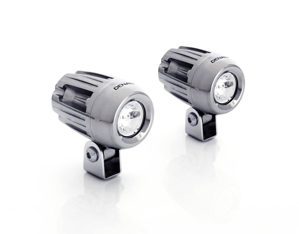 TT-D2.C DENALI D2 dual intensity LED light kit, Chrome incl. 2 lamps, fused harness, and switch