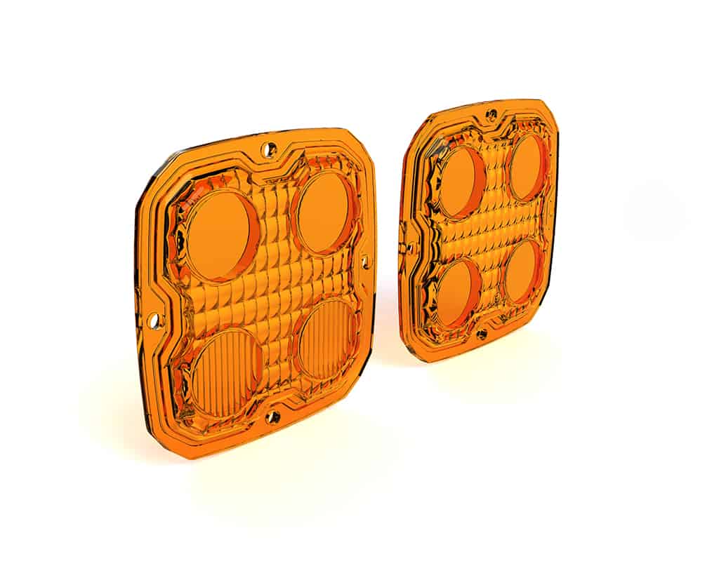 DNL.D4.10100 DENALI TriOptic™ Lens Kit for D4 LED Lights - Amber