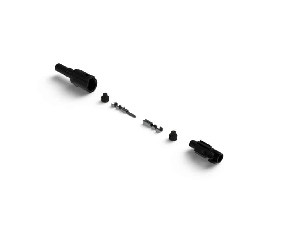 DNL.CTR.MT01 DENALI MT Series 1-Pin Waterproof Connector Set, Male & Female Connectors with Terminals & Seals