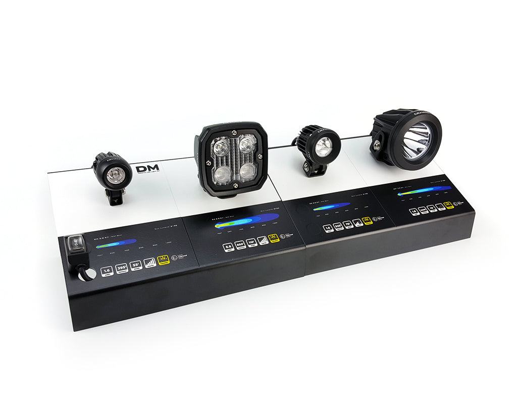 DNL.DSP.10400 DENALI 2.0 Four Light Interactive Dealer Display, DM,D2,D4,DR1 PODS NOT INCLUDED
